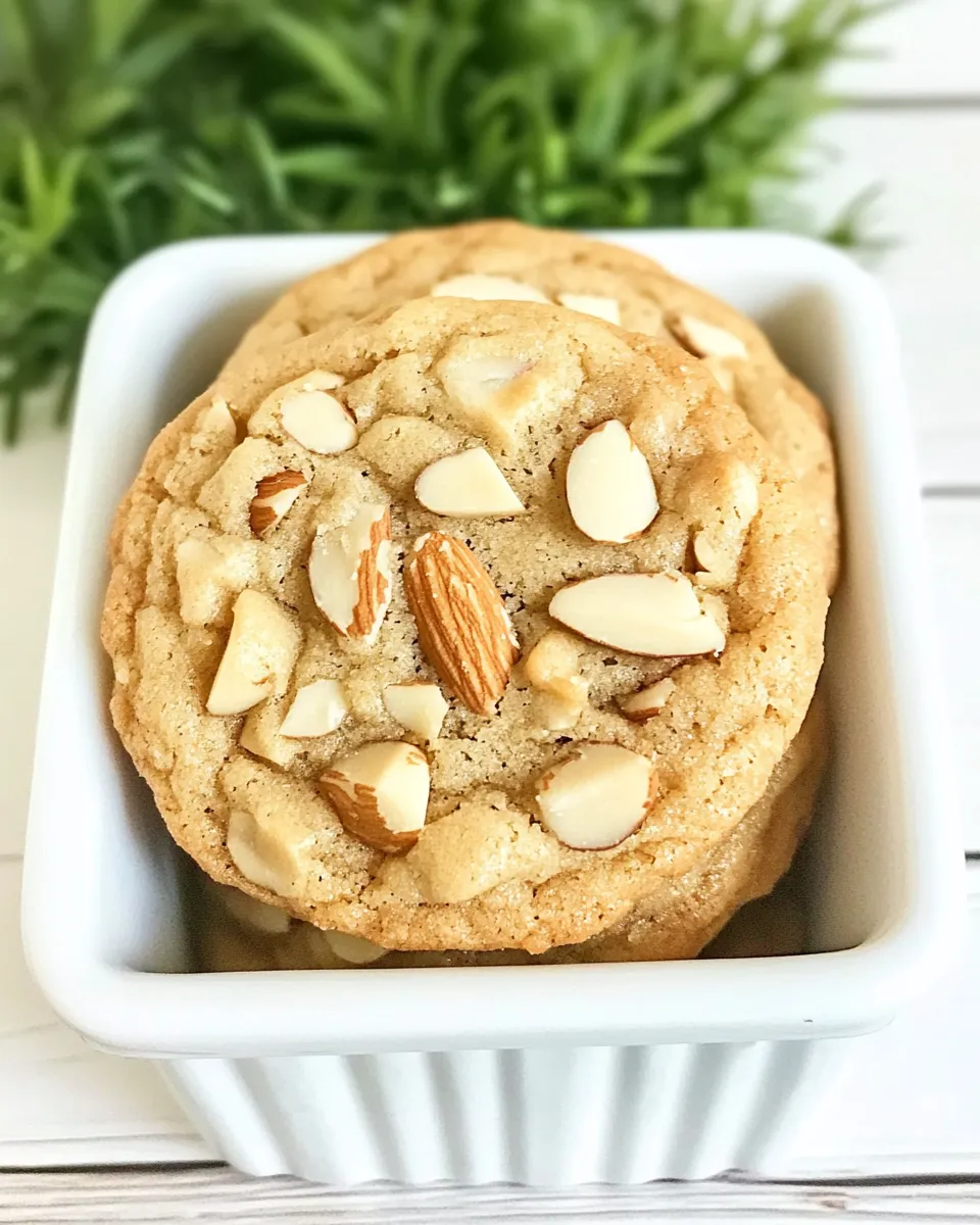Homemade Triple Almond Cookies photo