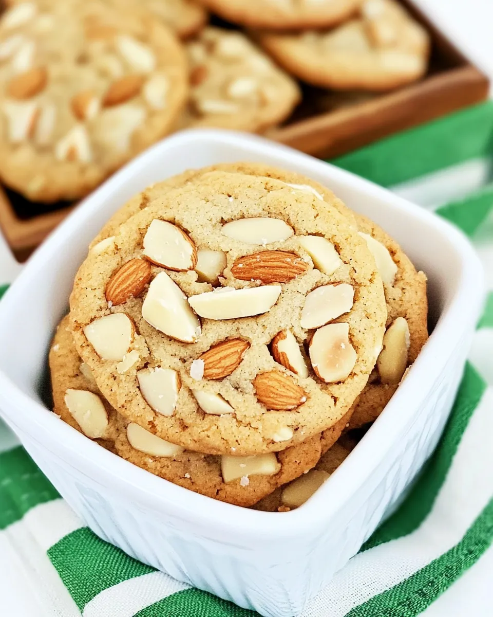 Delicious Triple Almond Cookies image