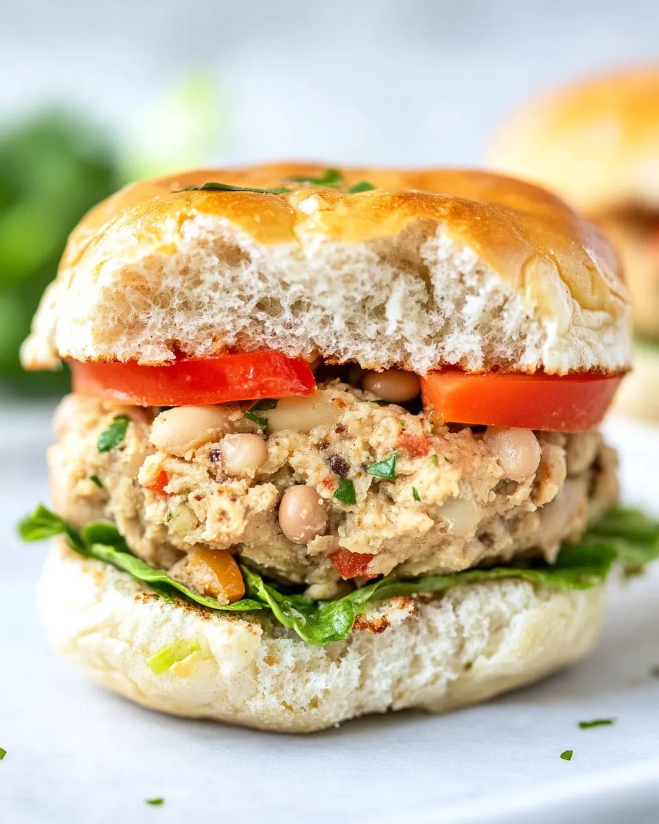 Easy Turkey White Bean Burgers recipe photo