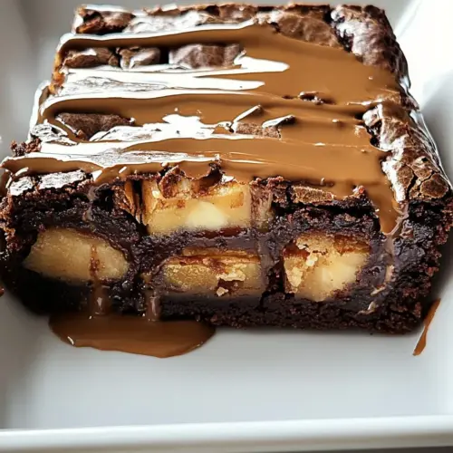 Homemade Twix Brownies photo