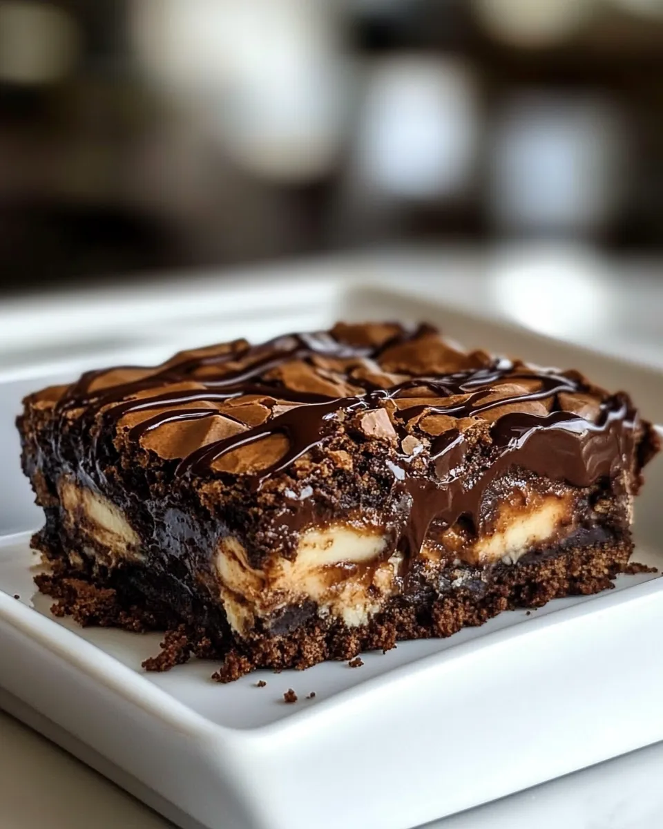 Easy Twix Brownies image