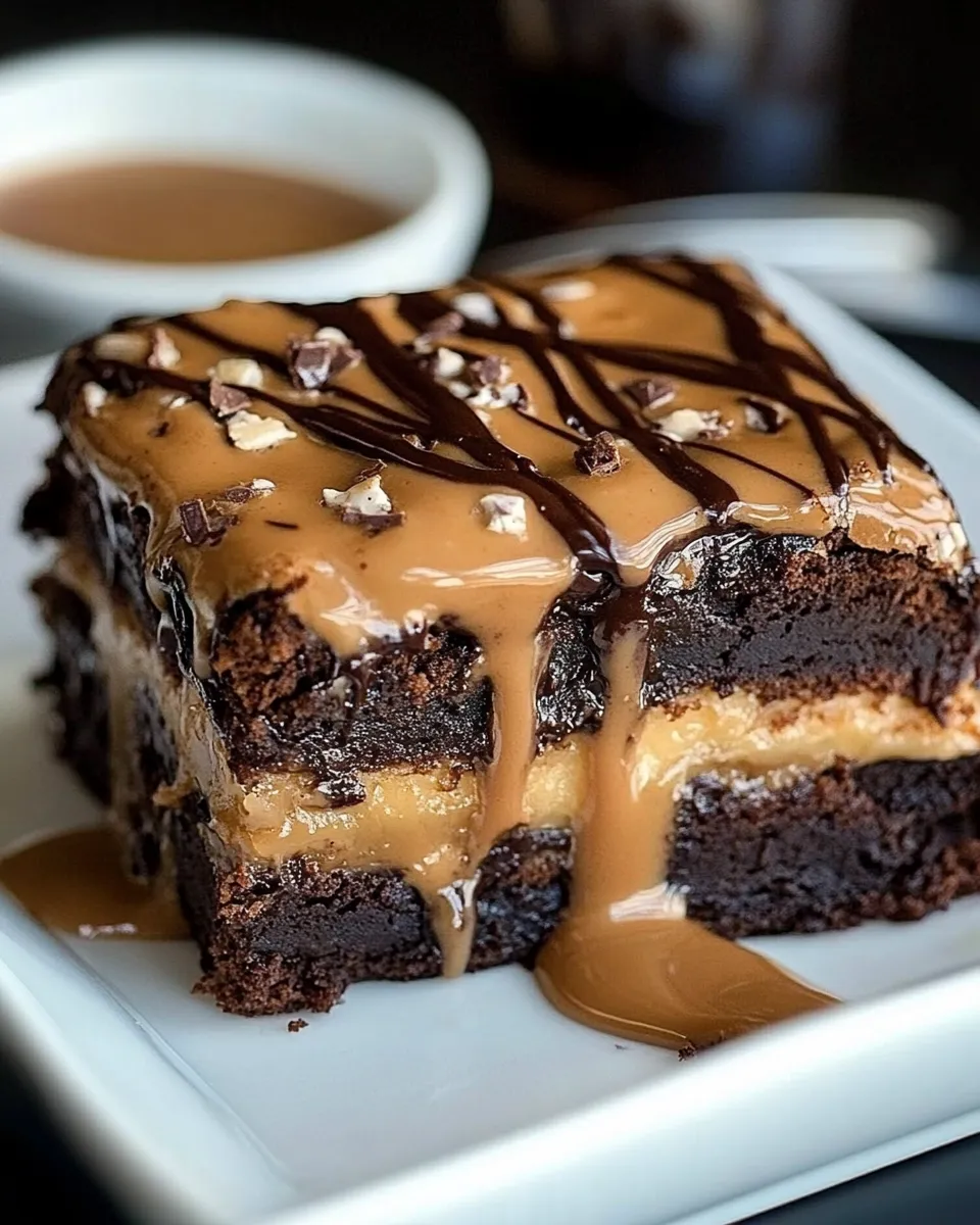 Delicious Twix Brownies recipe photo