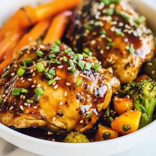 Homemade Two Serving Healthy Honey Chicken and Vegetables photo