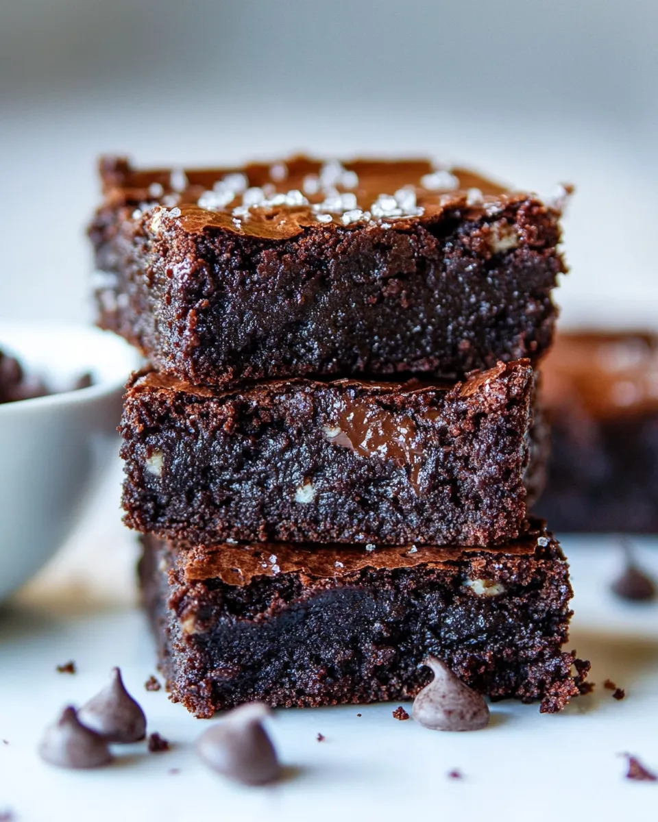 Delicious Ultimate Fudge Brownies shot