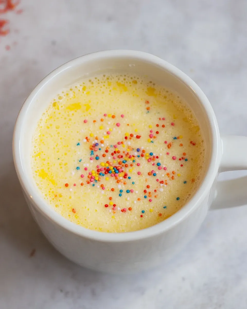 Classic Vanilla Mug Cake Recipe image