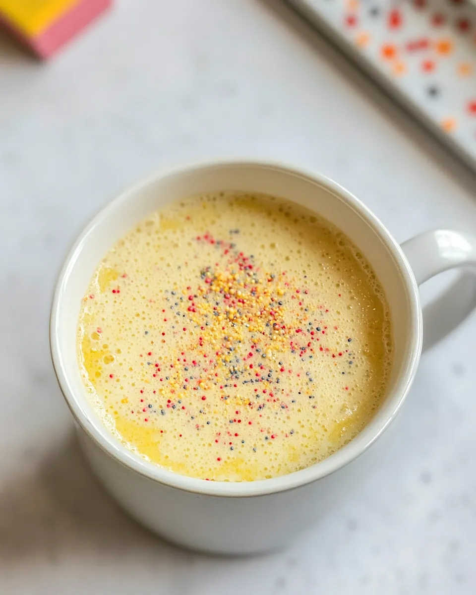 Delicious Vanilla Mug Cake Recipe recipe photo