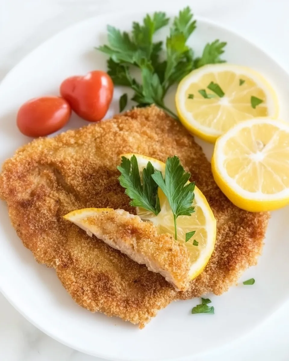 Delicious Veal Milanese (Cotoletta alla Milanese) dish photo