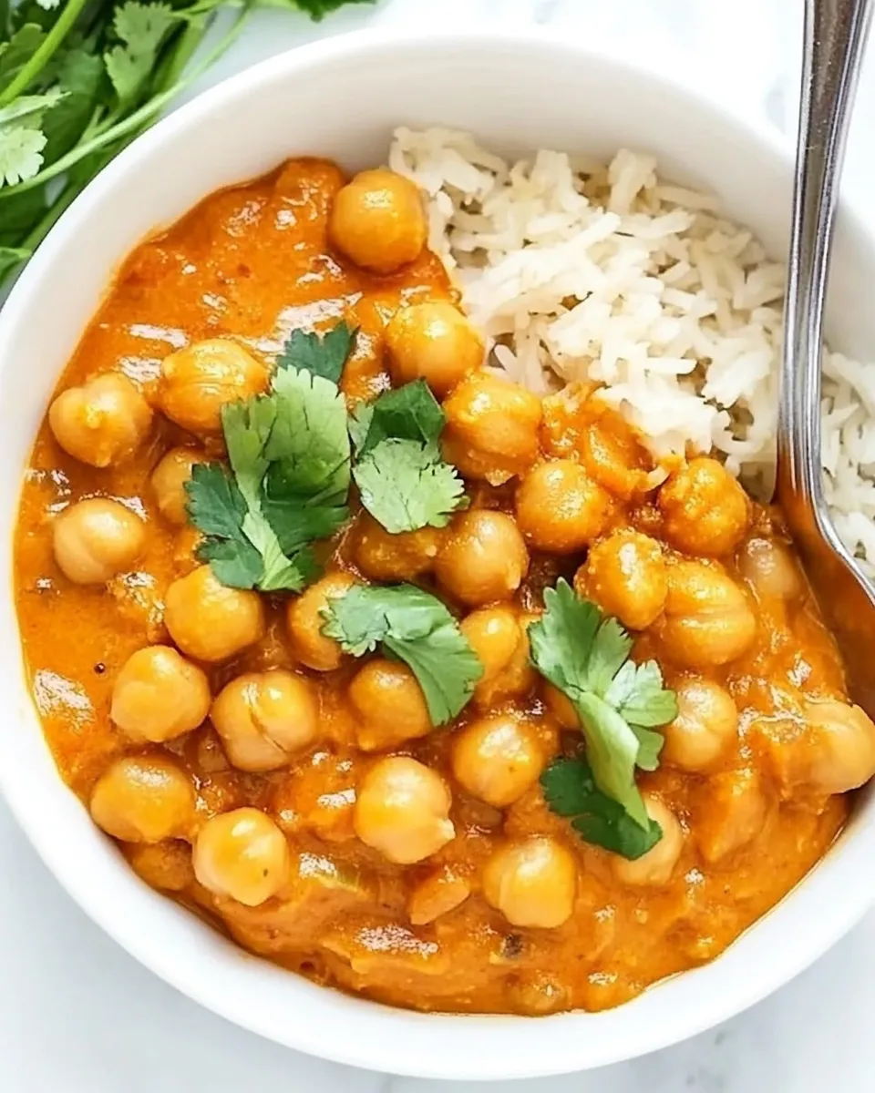 Easy Vegan Butter Chickpeas (Easy!) recipe photo