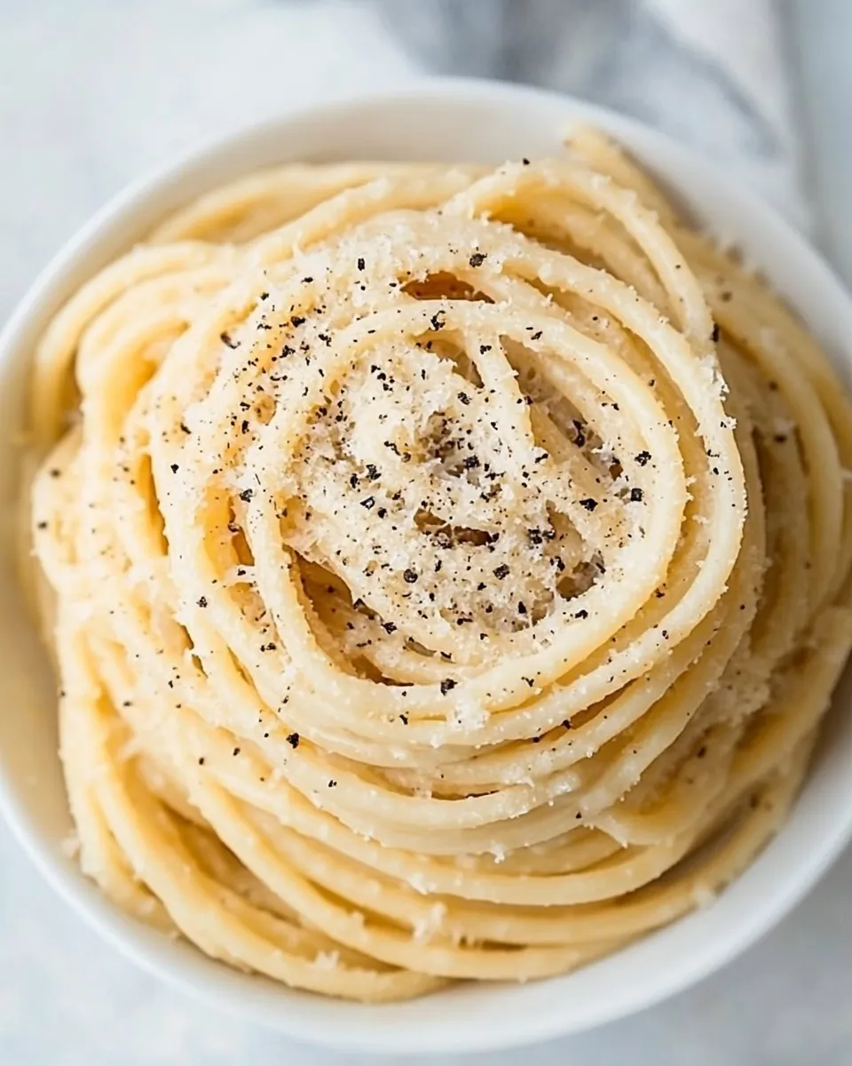 Easy Vegan Cacio e Pepe recipe photo