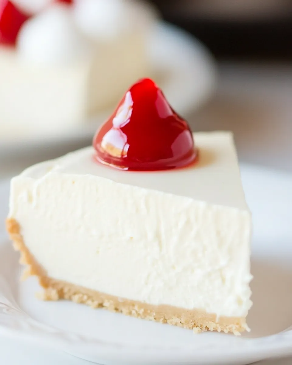 Delicious Vegan Cheesecake shot