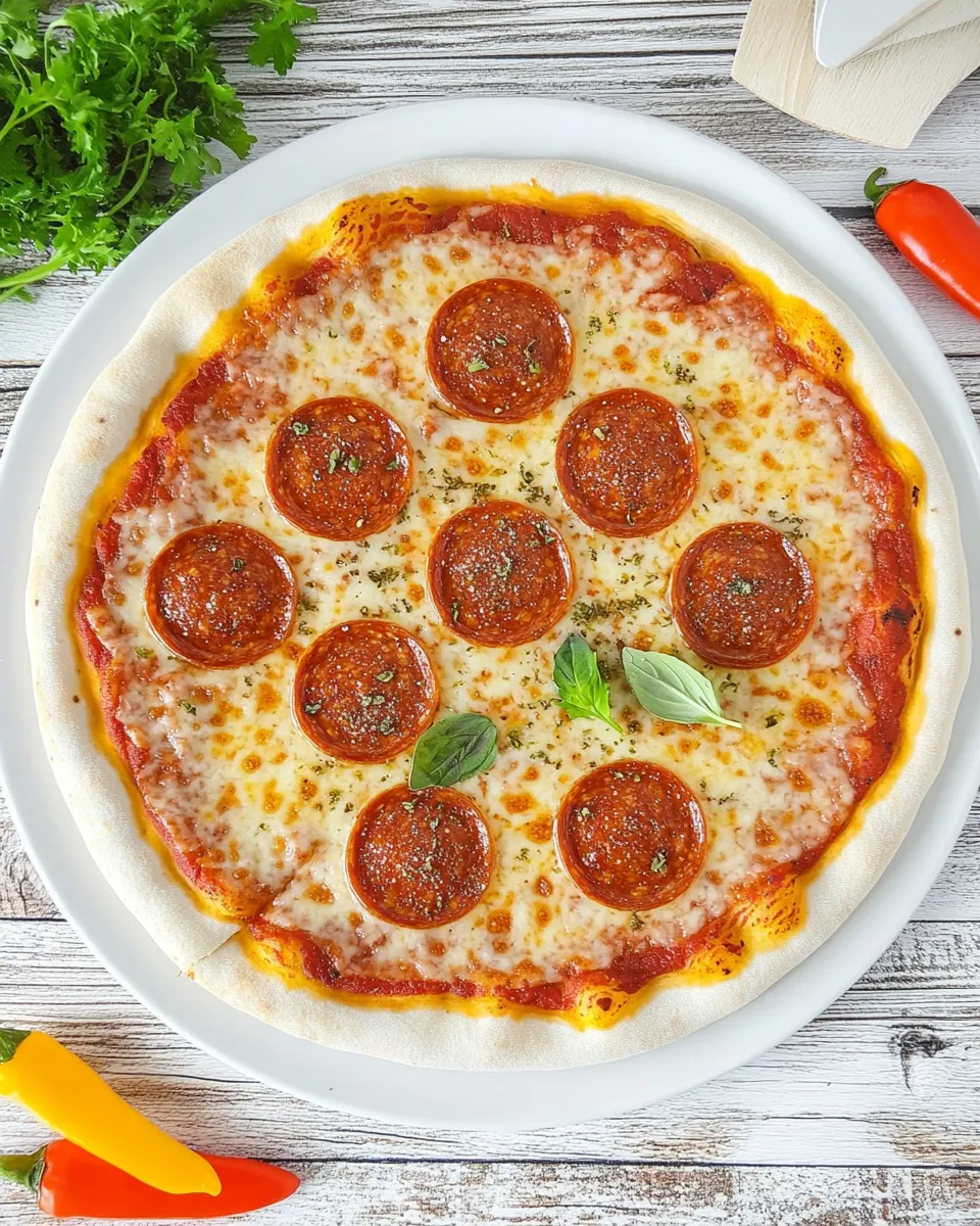 Classic Vegan Pepperoni Pizza image