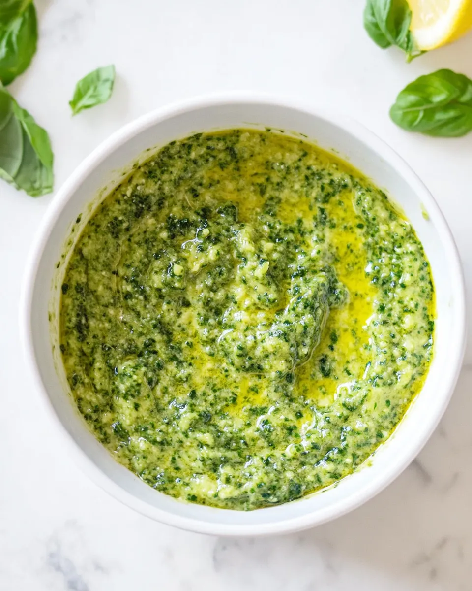 Easy Vegan Pesto recipe photo