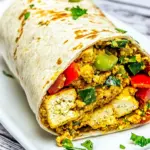 Easy Vegan Tofu Breakfast Burritos photo