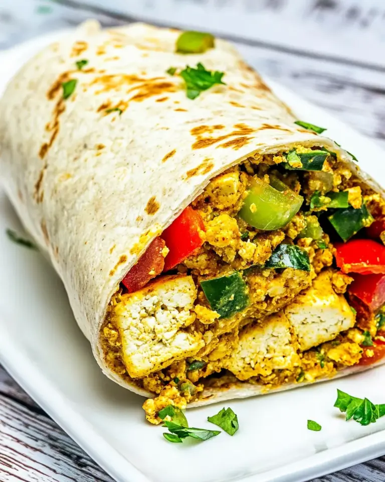 Easy Vegan Tofu Breakfast Burritos photo
