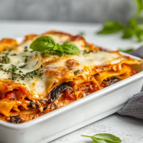 Homemade Vegetable Lasagna photo