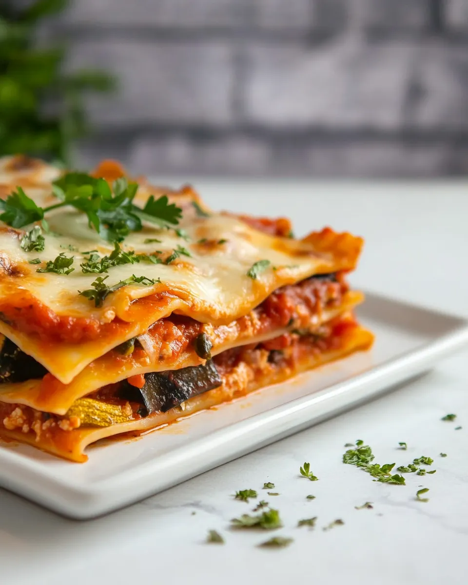 Easy Vegetable Lasagna recipe photo