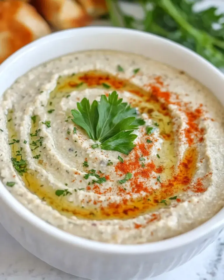 Homemade White Bean & Herb Hummus photo