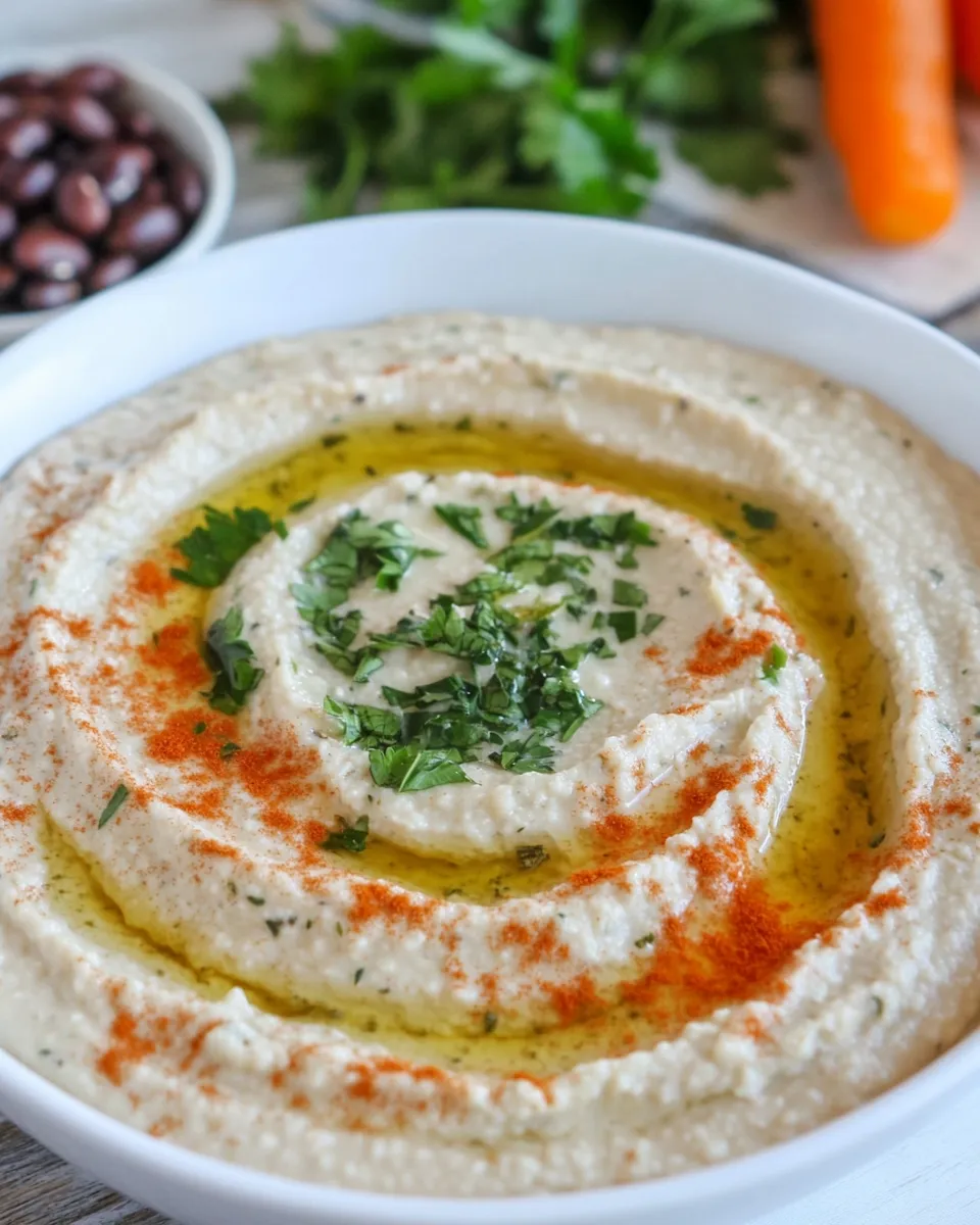 Classic White Bean & Herb Hummus image