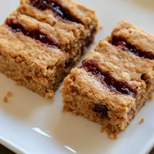 Tasty Whole Wheat Peanut Butter and Jelly Snack Cake. picture