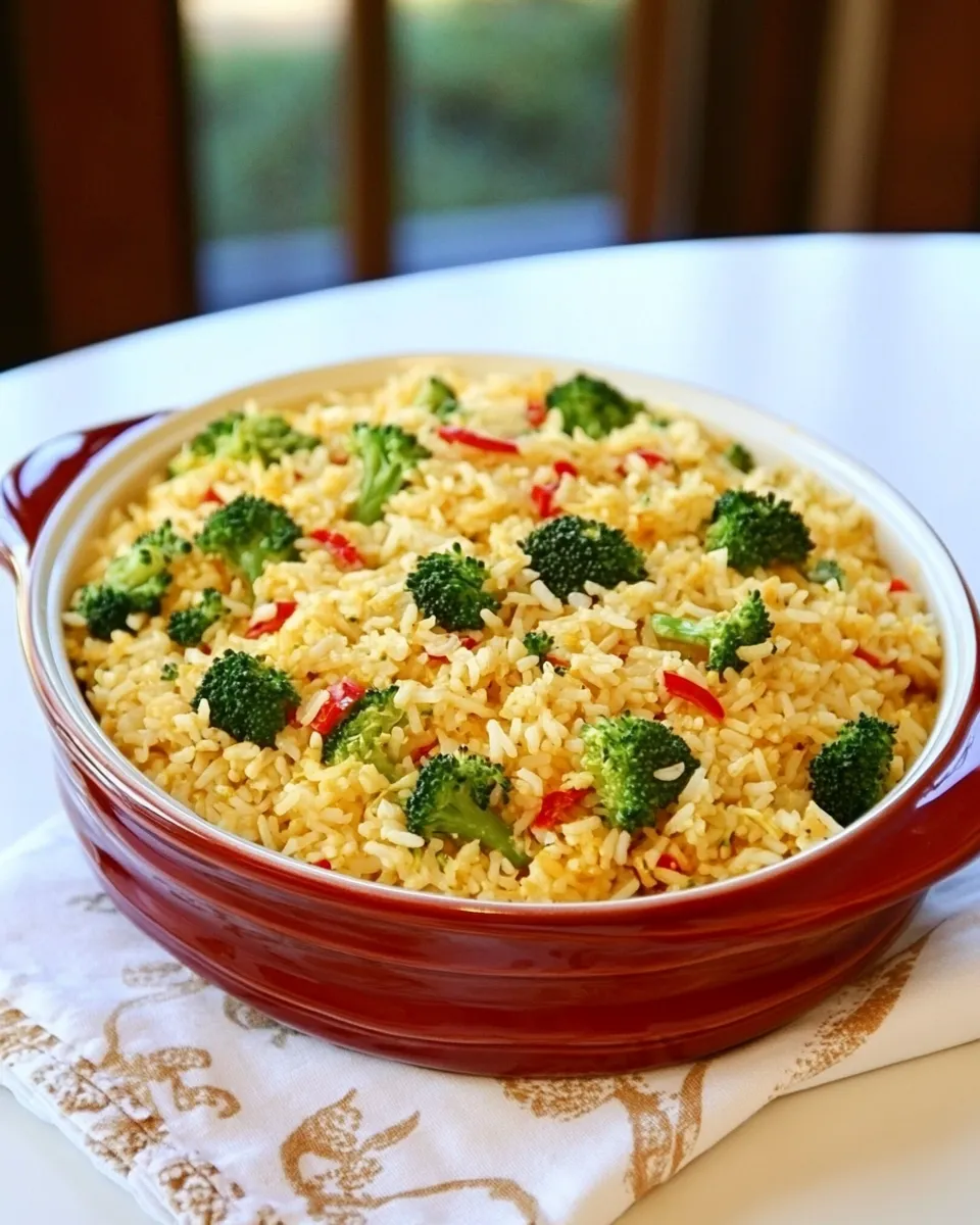 Quick Why I Cook: Zesty Broccoli Cheddar Rice recipe photo