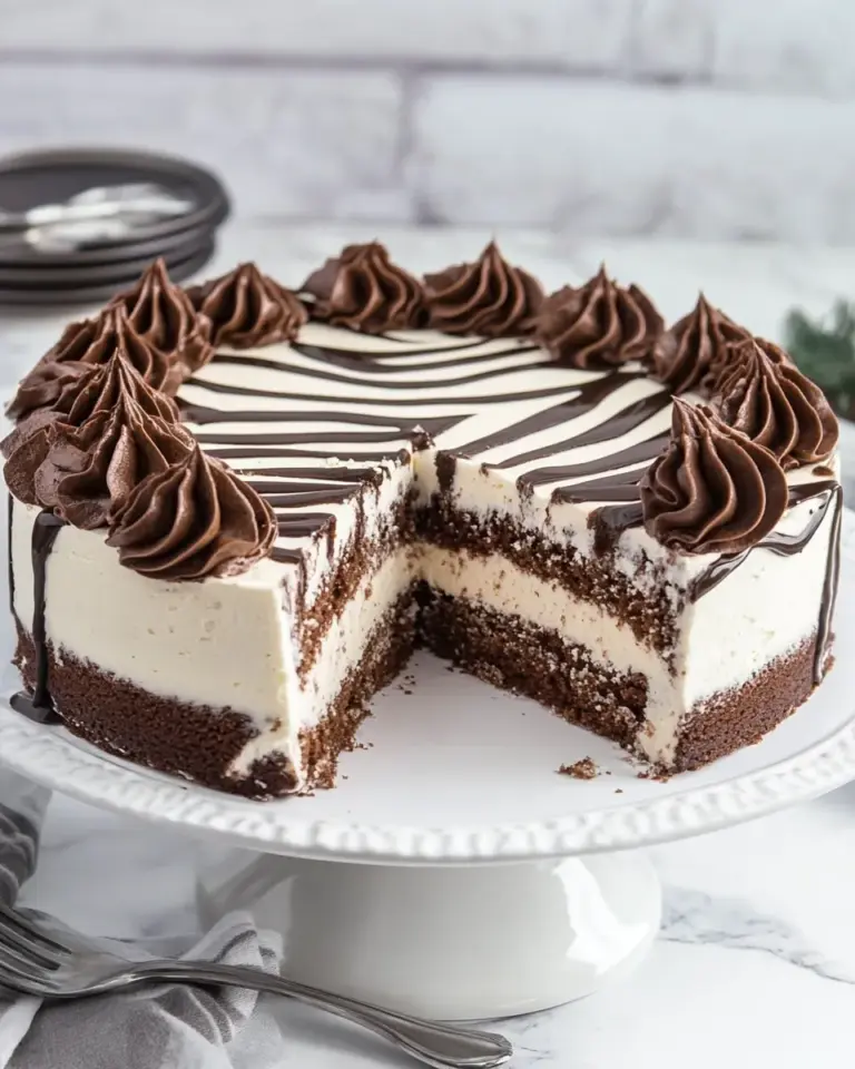 Homemade Zebra Cake Recipe photo