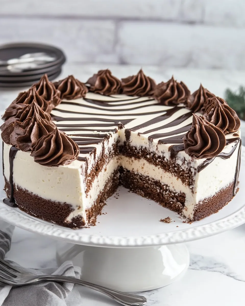 Homemade Zebra Cake Recipe photo